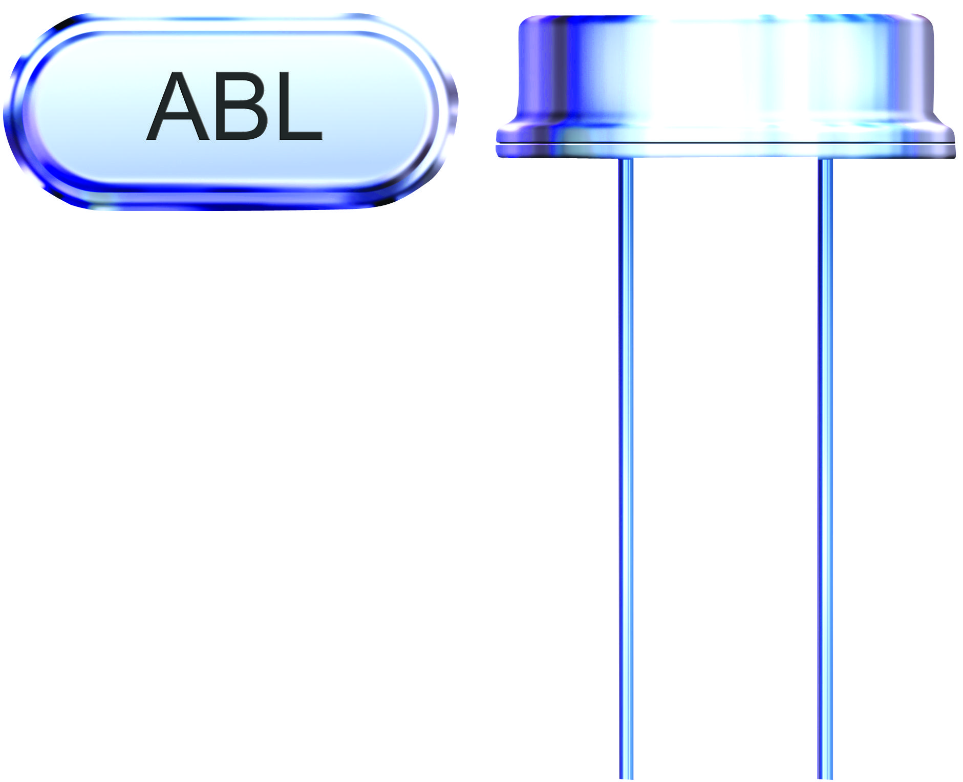 Abracon Abl-11.0592Mhz-B2. Crystal, 11.0592Mhz, 18Pf, Hc-49Us