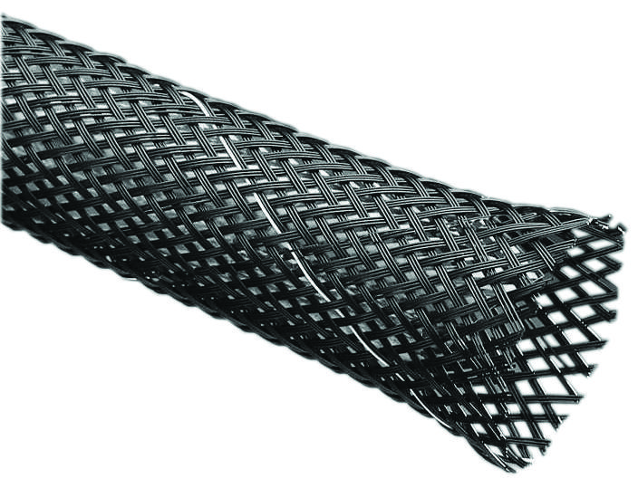 Pro Power Spc14307 Sleeving, Expandable, 6.35mm, Black/white Tracer, 100Ft