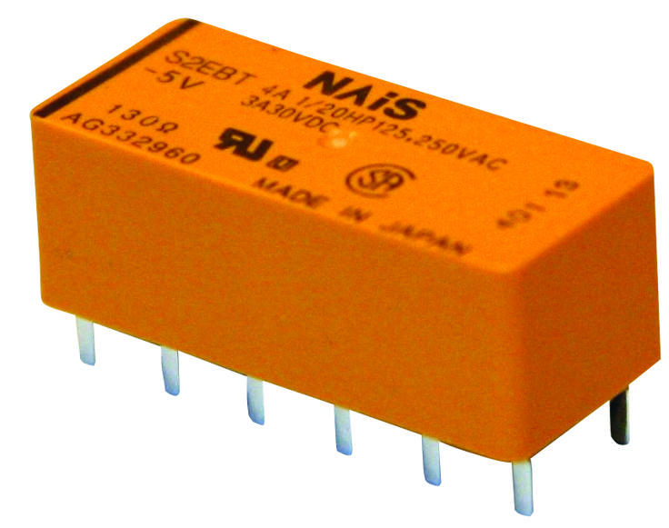 Panasonic S2Eb-L2-12V. Relay, Dpst, 250Vac, 30Vdc, 4A