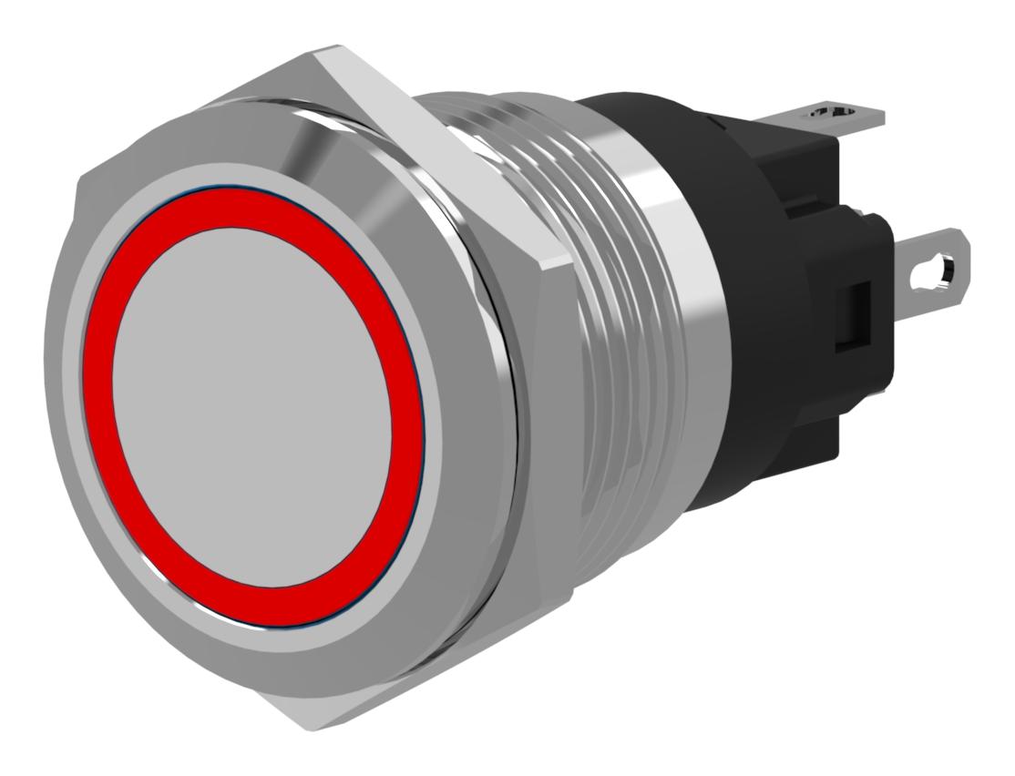 EAO 82-6651.1114. Illuminated Pushbutton.momentary.22mm.st