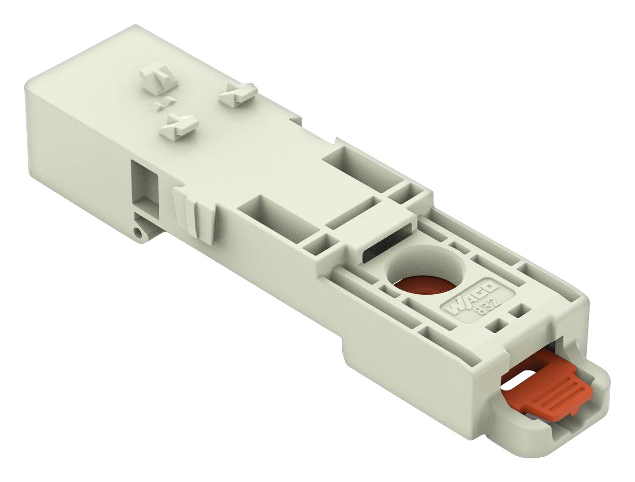 WAGO 832-1032 Mounting Adaptor, Din Rail, Pbt, Gray