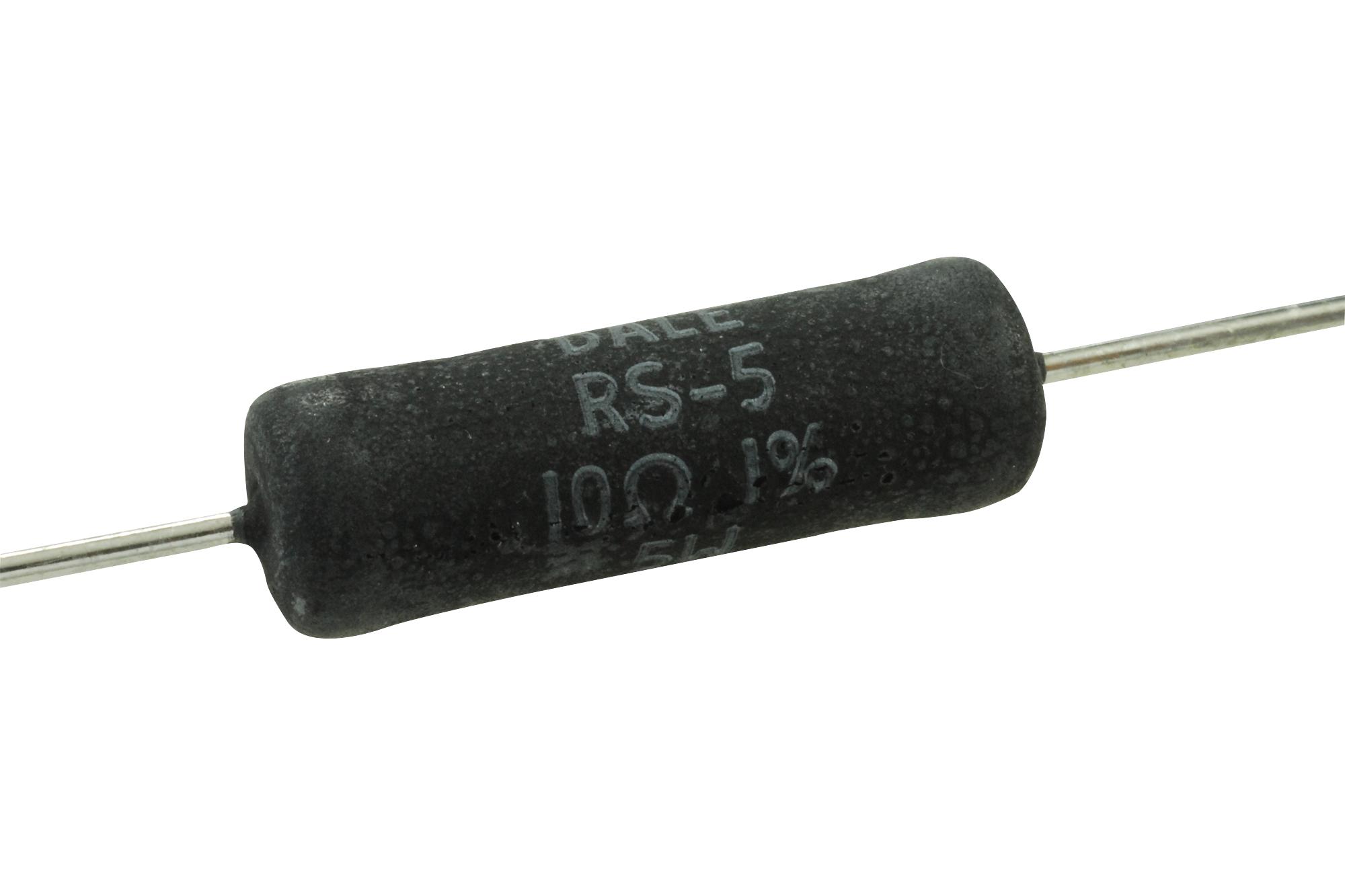 Vishay Rs00510R00Fe12. Wirewound Resistor, 10 Ohm, 5W, 1%