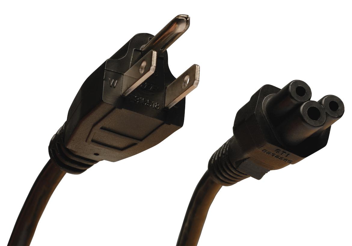 Eaton Tripp Lite P013-003 Power Cord, Nema 5-15P/iec C5, 3Ft, 10A