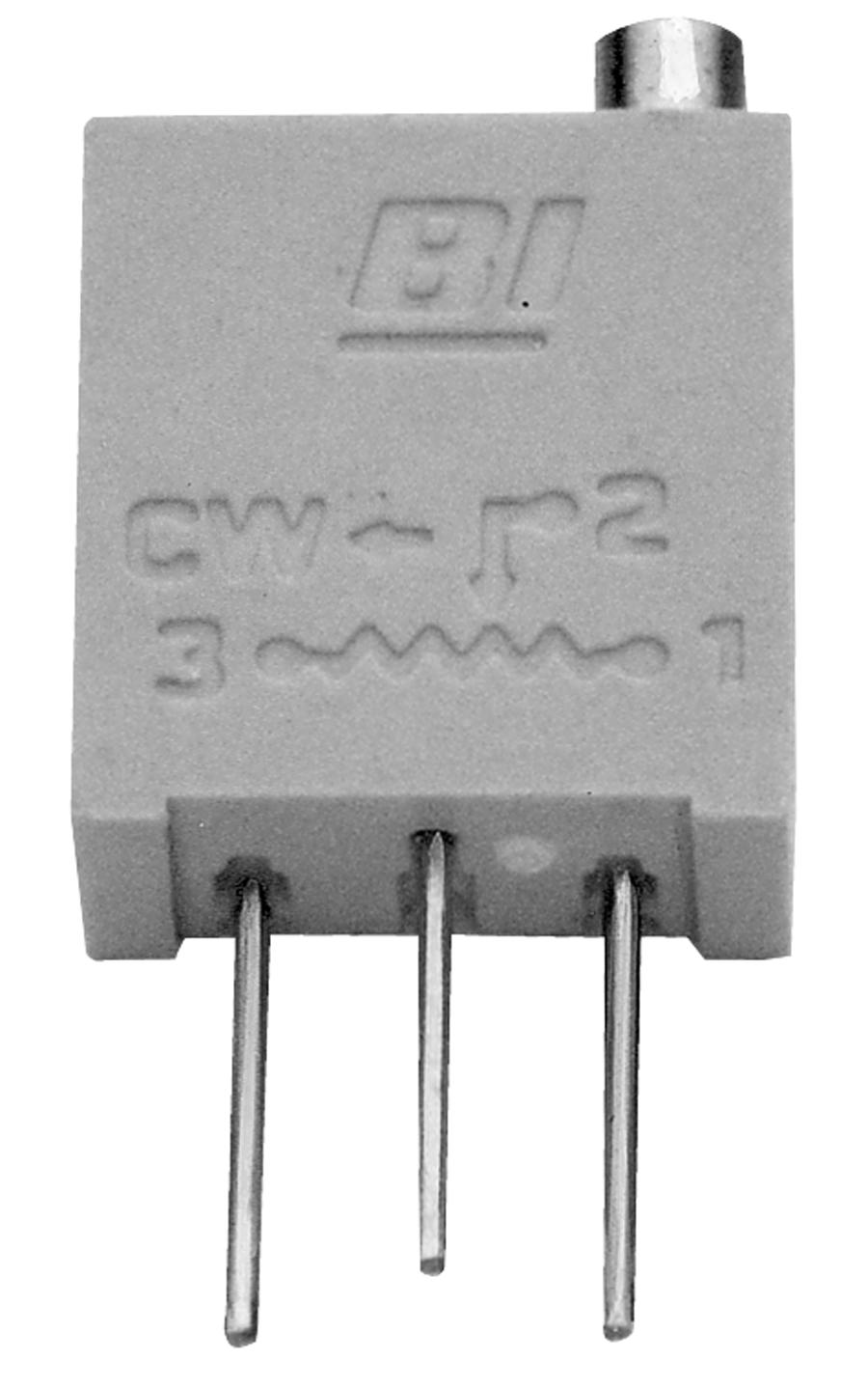 Tt Electronics/bi Technologies 67Wr200Lf Trimmer Potentiometer, 200 Ohm 20Turn Th