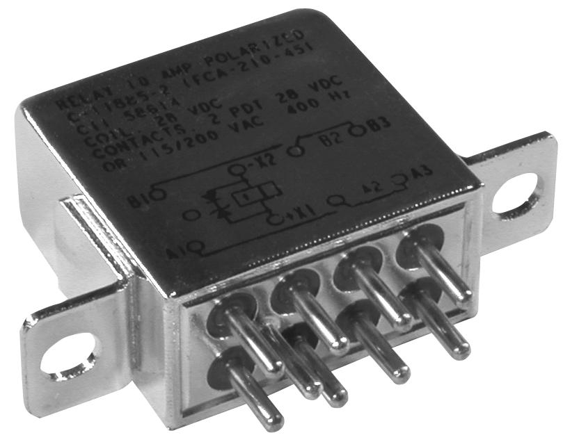 Cii / Te Connectivity Fca-410-1522M Relay, 4Pdt, 6Vdc, 10A