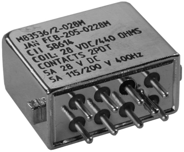 Cii / Te Connectivity Fcb-205-0119M Relay, Dpdt, 6Vdc, 5A