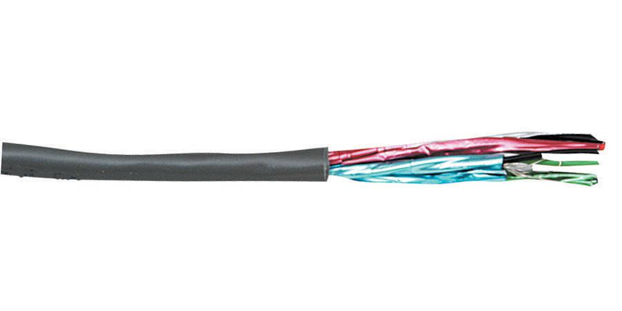 Belden 9773 060500 Shielded Multipair Cable 3Pr 500Ft 300V Chrome