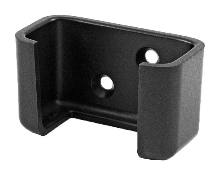 Hammond 1552Chbk. Wall Mount Holder Kit, Size C, Black