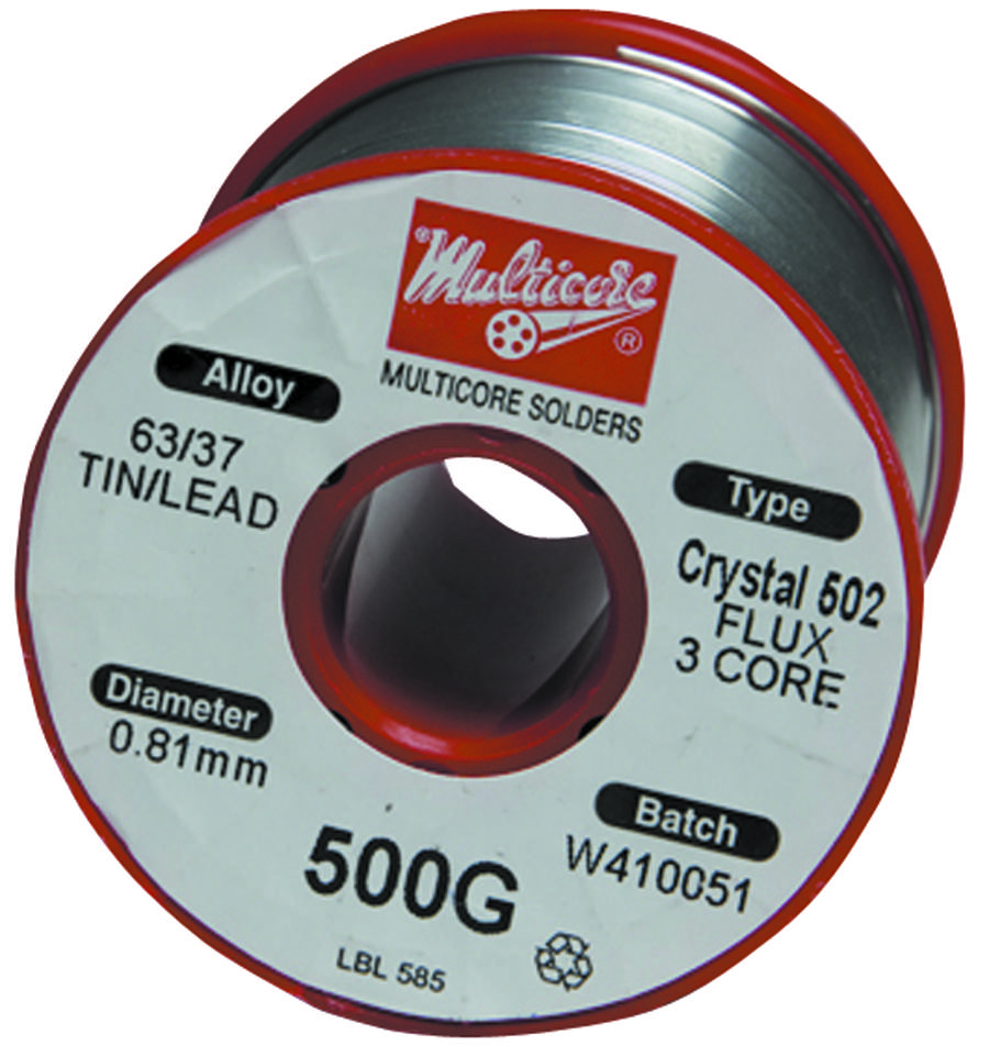 Multicore/loctite Mm00975 Solder Wire, 63/37 Sn/pb, 1Lb