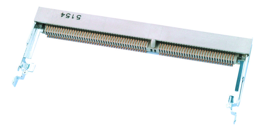 Amp Connectors / Te Connectivity 1565918-4 Memory Socket, So-Dimm, 200 Position, Full Reel