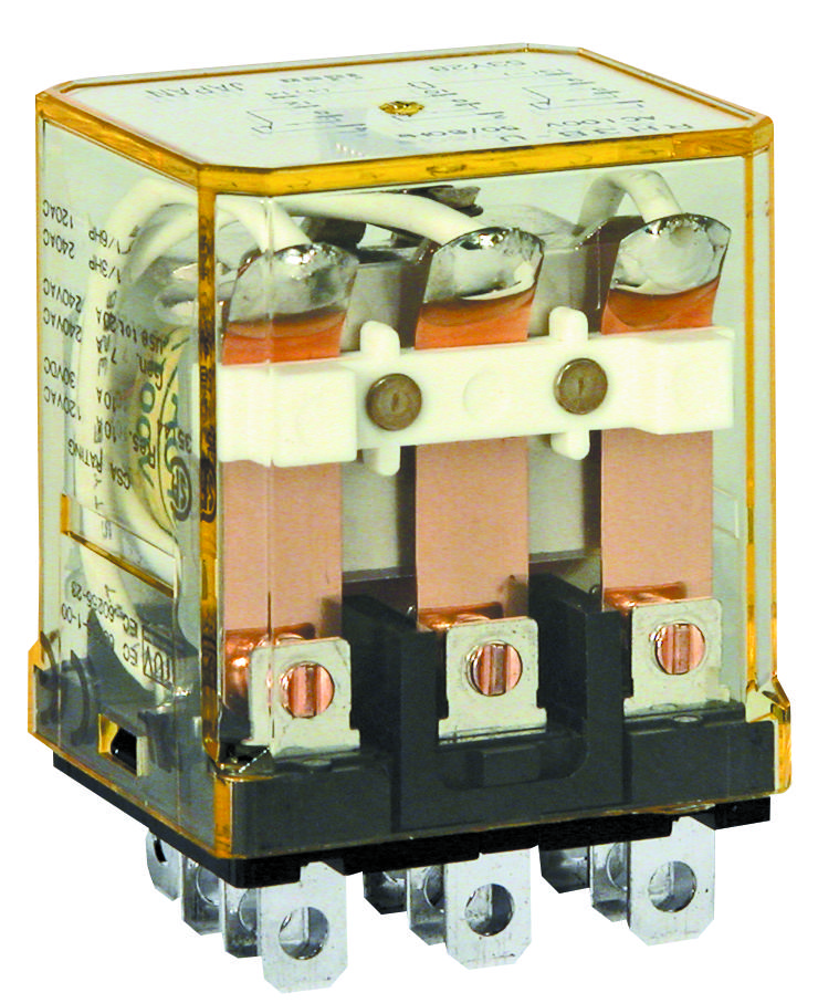 IDEC Rh4B-Ulac240V Relay, 4Pdt, 110Vac, 30Vdc, 10A