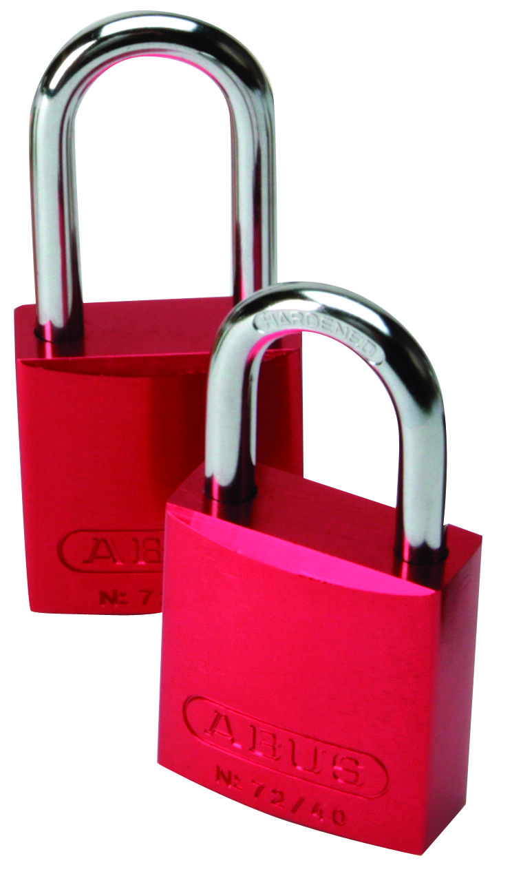 Brady 105902 Padlock, Aluminium, Red 1.5In Keyed-Alik