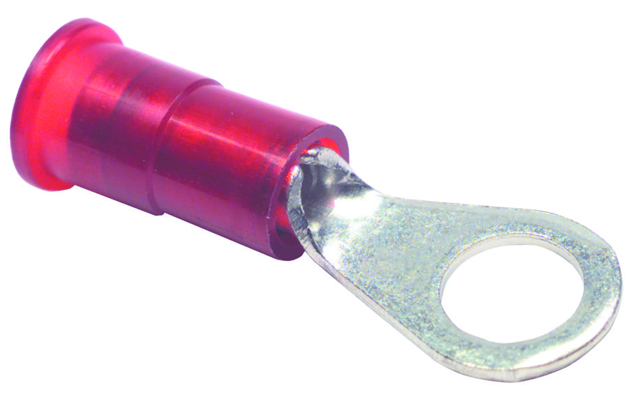 Multicomp Crs-Dy-1810 Terminal, Ring Tongue, #10, Crimp, Red