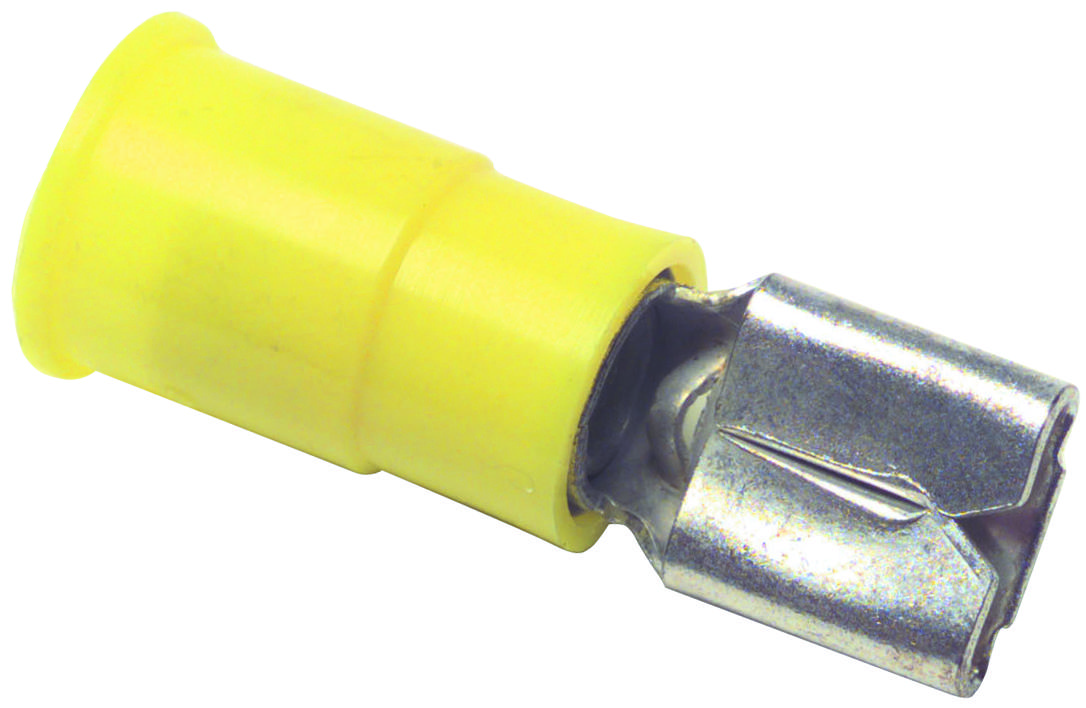 Multicomp Cfs-Dy-1025 Terminal Female DisConnectorect 0.25In Yellow