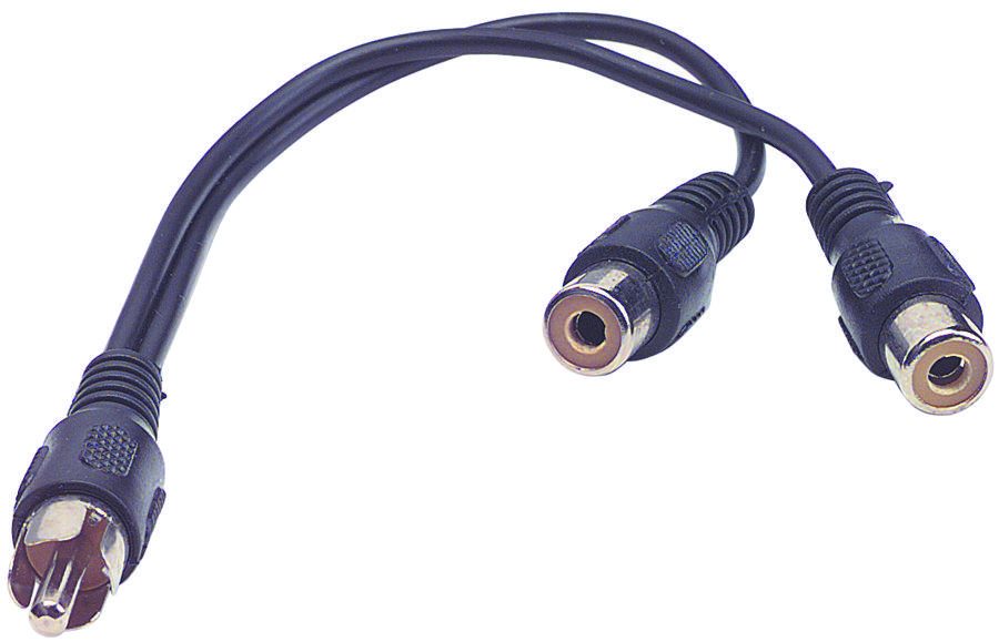 Multicomp Pro Spc21334 Rca Audio/video Cable, 7.5In, 28Awg, Bla