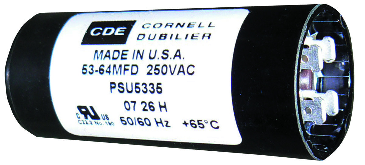 Cornell Dubilier Psu2130 Aluminum Electrolytic Capacitor 21-25Uf 330V, 20%, Qc