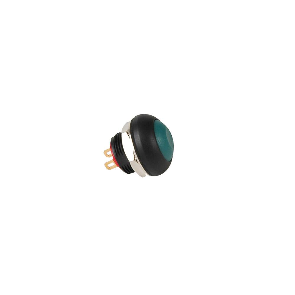 Philmore 30-12634 Pushbutton Switch, Miniature, Spst, Grn