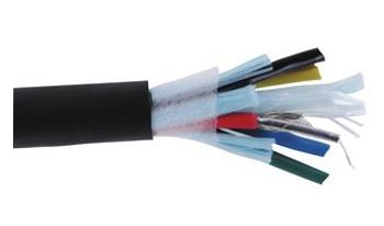 Belden 6504Fe 877U500 Shielded Multiconductor Cable, 6 Conductor, 22Awg, 500Ft, 300V