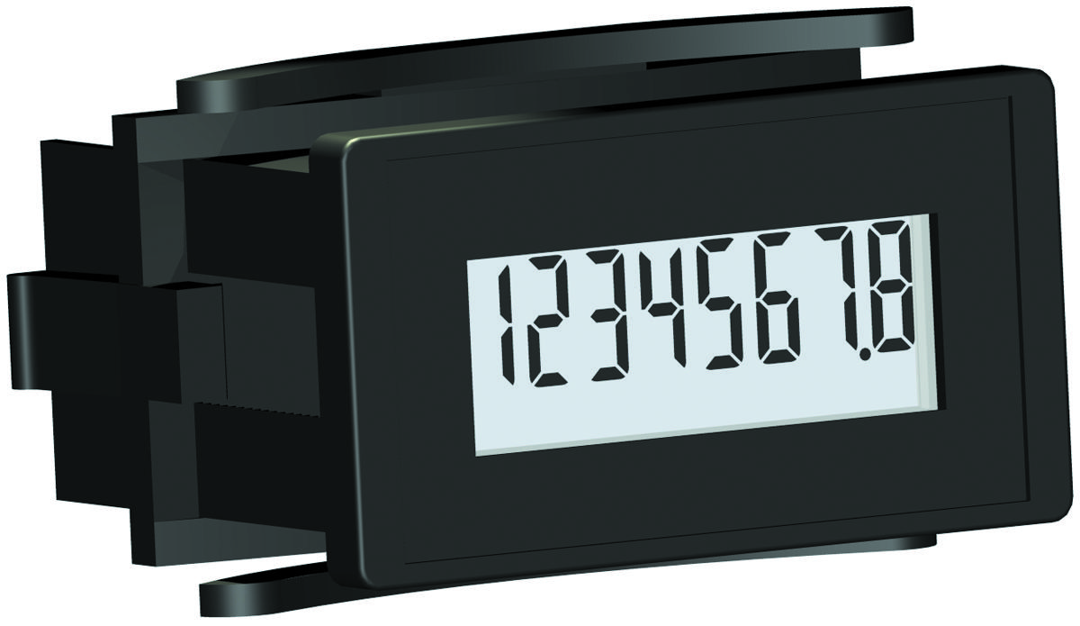 Trumeter 6320-0500-0000 Dual Lcd Hour Meter, 8 Digit