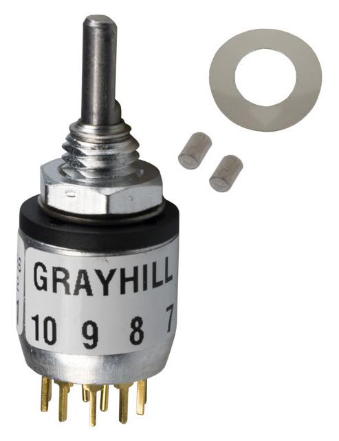 Grayhill 56D36-01-1-Ajn.. Switch, Rotary, Sp10T, 200Ma, 115V