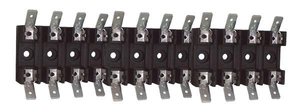 Eaton Bussmann Bk/s-8201-2-R Fuse Block, 6.3 X 32mm, Bolt In Mount