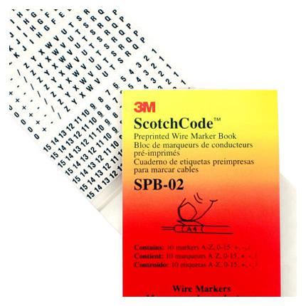 3M Spb-14 Scotchcode Printed Wire Marker Bk 0.22w