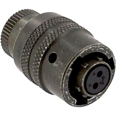 Amphenol Industrial Pt06E-8-2S Circular Connector, Plug, Size 8, 2Pos, Cable