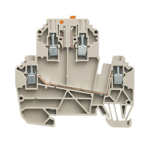 Weidmuller 1247290000 Din Rail Terminal Block, 4Pos, 12Awg