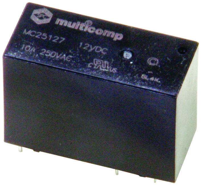 Multicomp Pro Mc25126 Relay, Spdt, 250Vac, 30Vdc, 10A