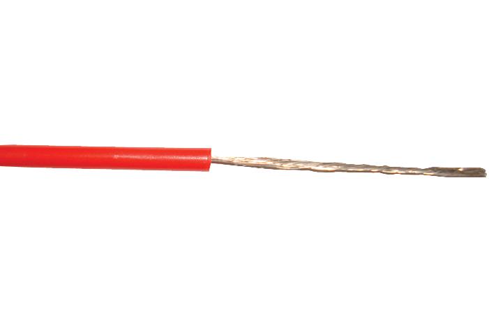 Belden 9899 002100 Test Prod Wire, 100Ft, 18Awg, Copper, Red, 5Kv