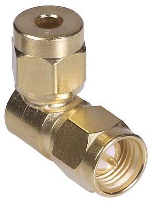 Johnson Cinch Connectivity 142-0203-101 Rf/coaxial, Sma Plug, R/a, 50 Ohm, Clamp