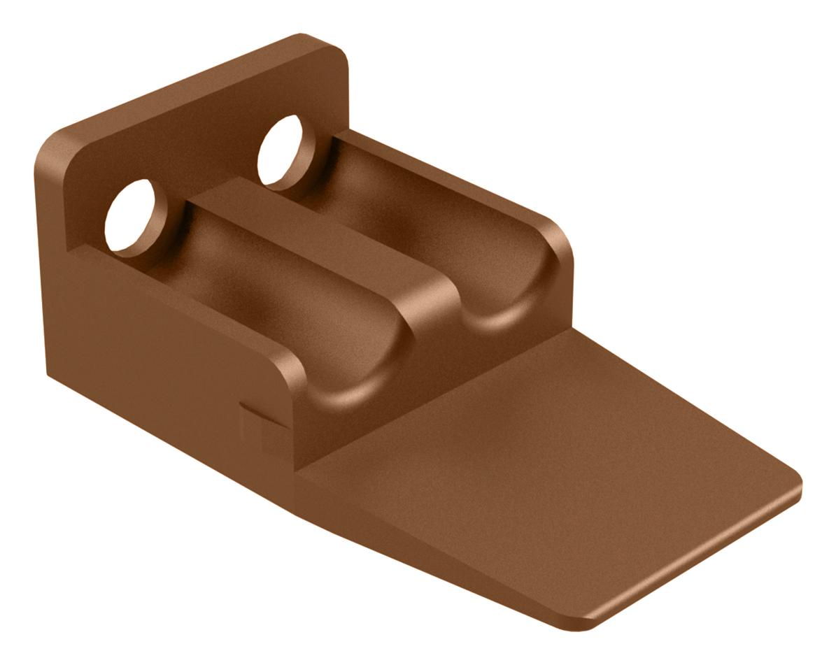 Amphenol Sine/tuchel Awp-2Sd Wedgelock, Brown, Thermoplastic, 2Pos