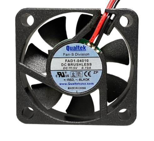 Qualtek Electronics Fad1-04010Bbhw11 Dc Axial Fan, 40mm, 6.2Cfm, 26Dba