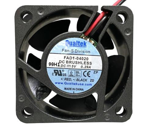 Qualtek Electronics Fad1-04020Bbhw11 Dc Axial Fan, 40mm, 8.802Cfm, 36Dba