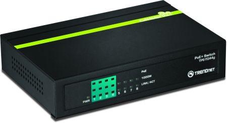 Trendware Tpe-Tg44G 8-Port Gigabit Greennet Poe+ Switch