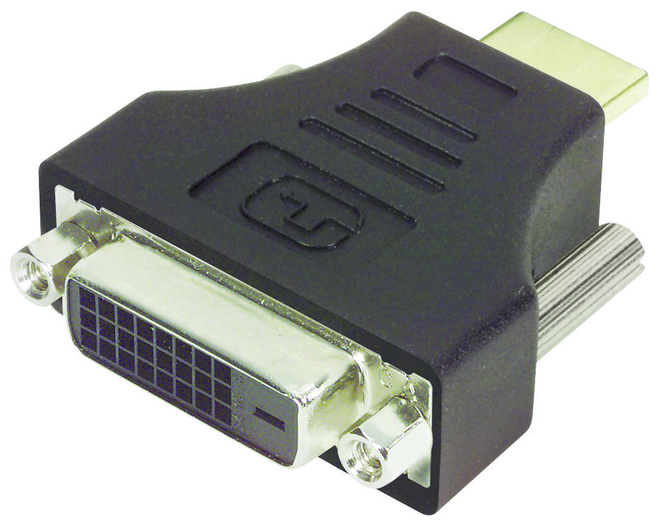 L-Com Dvihdfm Adapter, Dvi-I Receptacle To Hdmi Plug