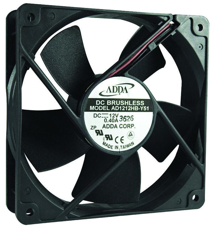 Adda Ad1224Hb-Y51 Axial Fan, 120mm, 24Vdc, 210Ma