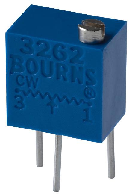 Bourns 3262W-1-201Lf Trimpot, Multi Turn, Cermet, Top Adjust,