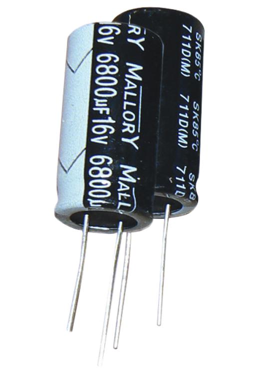 Cornell Dubilier Sk101M050St Aluminum Electrolytic Capacitor 100Uf, 50V, 20%, Radial