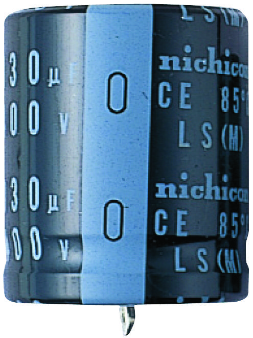 NIchicon Lls2D331Mely Aluminum Electrolytic Capacitor 330Uf, 200V, 20%, Snap-In