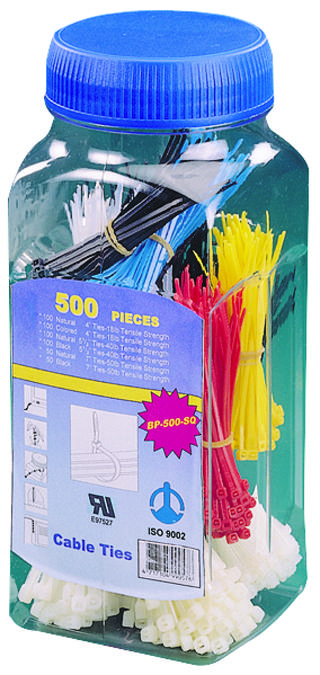 Multicomp Pro Spc35325 500 Piece Cable Tie Assortment