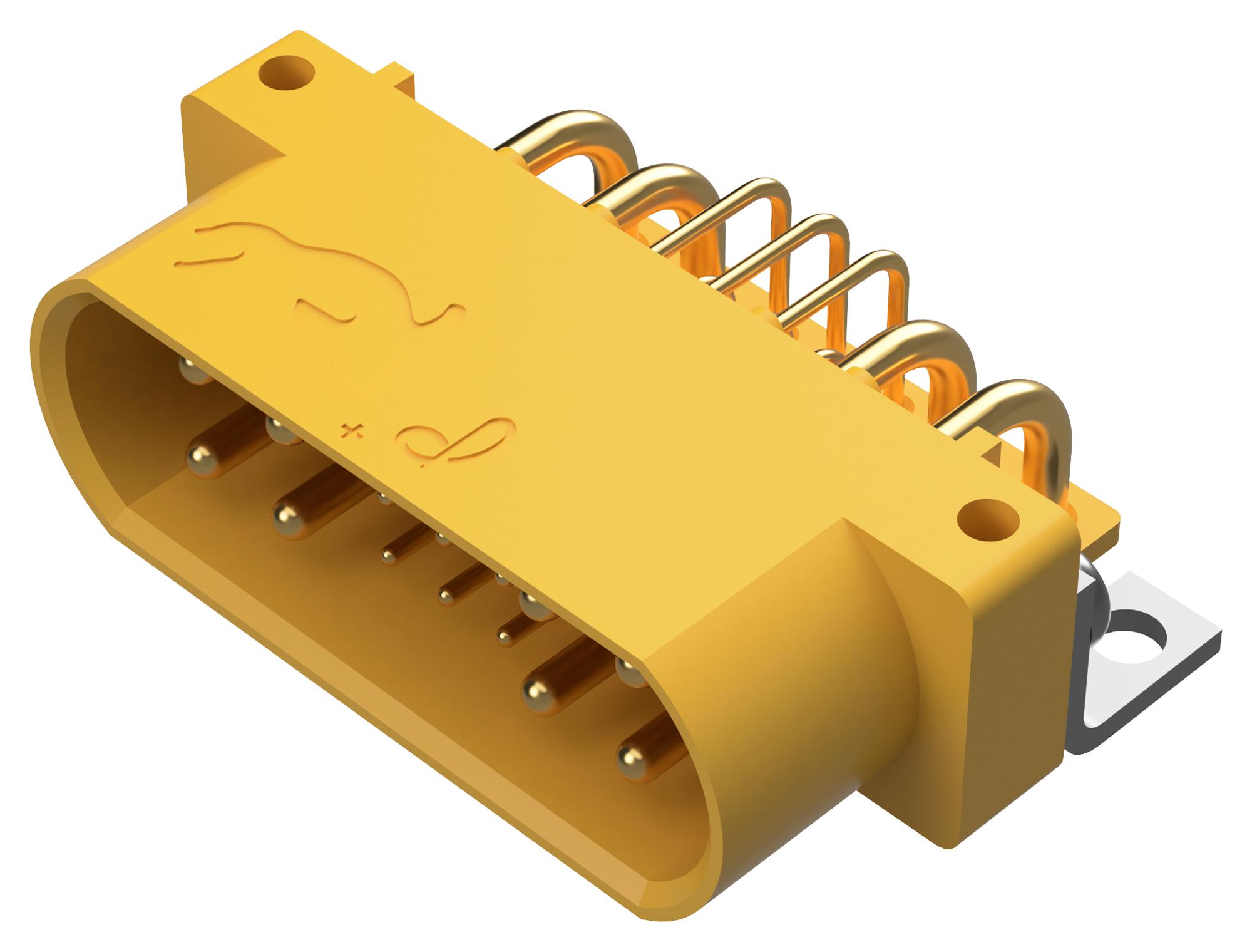 Positronic Gfsh89M4B/aa Rect Pwr Connector, R/a Plug, 17Pos, Tht