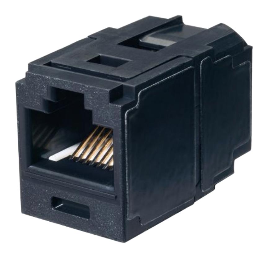 Panduit Cc6X88Bl Adapter, Rj45 8Pos Jack-Rj45 8Pos Jack