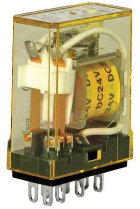 IDEC Ry2S-Ulac24V Relay, Dpdt, 240Vac, 30Vdc, 3A