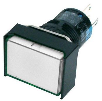 IDEC Al6H-M14P-R Switch, Industrial Pushbutton, 18X24mm