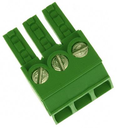 Buchanan / Te Connectivity 284507-3 Terminal Block Pluggable, 3 Position, 30-14Awg