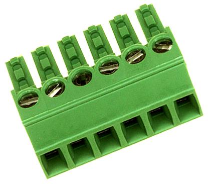 Buchanan / Te Connectivity 284507-6 Terminal Block Pluggable, 6 Position, 30-14Awg