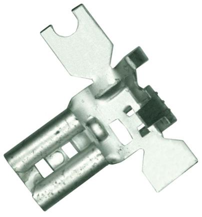 Amp Connectors / Te Connectivity 42486-2. Terminal, Flag Disconnect, 0.187In Crimp