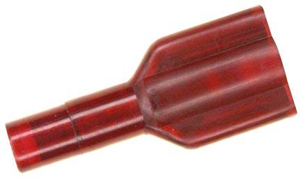 Amp Connectors / Te Connectivity 2-521192-2 Terminal, Male Disconnect, 0.25In, Red