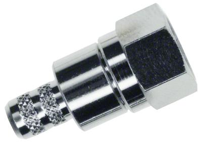 Amphenol RF 222119 Rf/coaxial, F Plug, Straight, 75 Ohm, Crimp